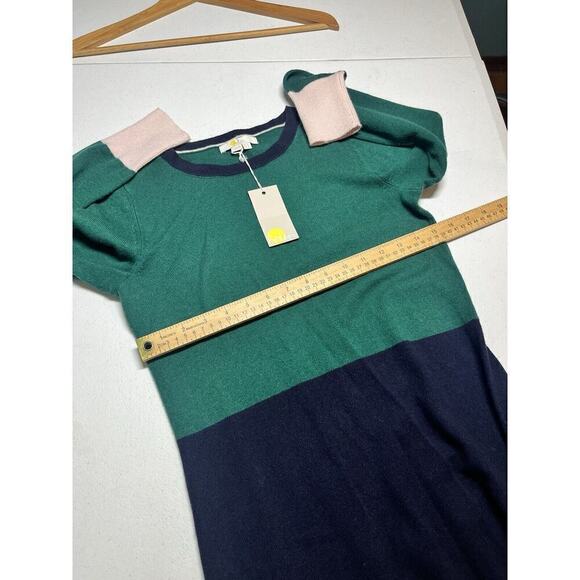 Boden Colorblock Long Sleeve Wool Cashmere Blend NWT Casul Dress Womens 2 - Picture 5 of 6